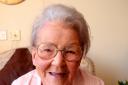 Iris Gatehouse celebrates being 100 years old at Wellwood House ExtraCare Scheme, Ringland, Newport (22603629)