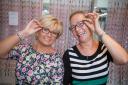 12.08.15 - Specsavers Spectacle Wearer of Year Finalists, Newport - 
Finalists Helen Beveridge and Elizabeth Fitzgerald at the Newport Spytty Retail Park Branch of Specsavers (37797050)