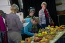 Sally-Ann Long and Ethan Smith aged 15 from York take part in the Apple Varieties Competition. (43628632)
