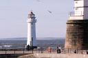 Perch Rock lighthouse at New Brighton