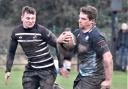Caldicot's Martin Beddows (right) put in a great performance in the 20-12 win over Caerleon