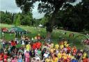 FUN: Approx 800-1000 children from all over Torfaen attending