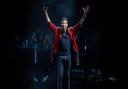 Lionel Richie performs at Chepstow Racecourse.