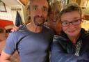 Richard Hammond pictured with Ellen Ralphs and Tracey Smith