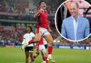 The Prince of Wales was in Bordeaux to watch Wales beat Fiji 32-26 on Sunday (September 10).