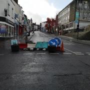 High Street from the bottom of town in Chepstow