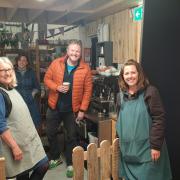 Miles Jupp opens new cafe at Monmouthshire Upcycle