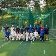 Panteg Cricket Club officially open their new practice nets. Picture: Panteg Cricket Club