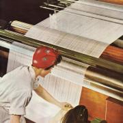 A picture from British Nylon Spinners used during the 1950s to encourage female applicants for jobs in its factories. Picture: Torfaen Museum.