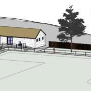 A drawing showing the proposed new stands. Picture: Monmouthshire council/ Maison Design