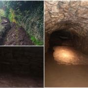 'Secret' medieval tunnel unearthed below Tintern Pictures: Western Power Distribution