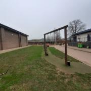 The planned location of the temporary building. Picture: Monmouth Prep School / Monmouthshire council