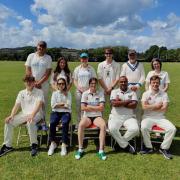 BRAVE: Monmouth Fourths gave a spirited display before going down to a seven-wicket defeat against Malpas Thirds at Caerleon in Division 13 East