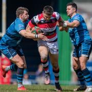 Pontypool RFC away at Bargoed RFC in The WRU National Championship. Picture: NCR Photography
