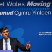 Prime Minister Rishi Sunak delivers a speech at the Welsh Conservatives Conference 2024, at Venue Cymru in Llandudno, North Wales. Picture: PA