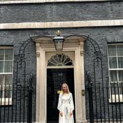 Abi Chamberlain, 24, took her hampers business to a Downing St reception