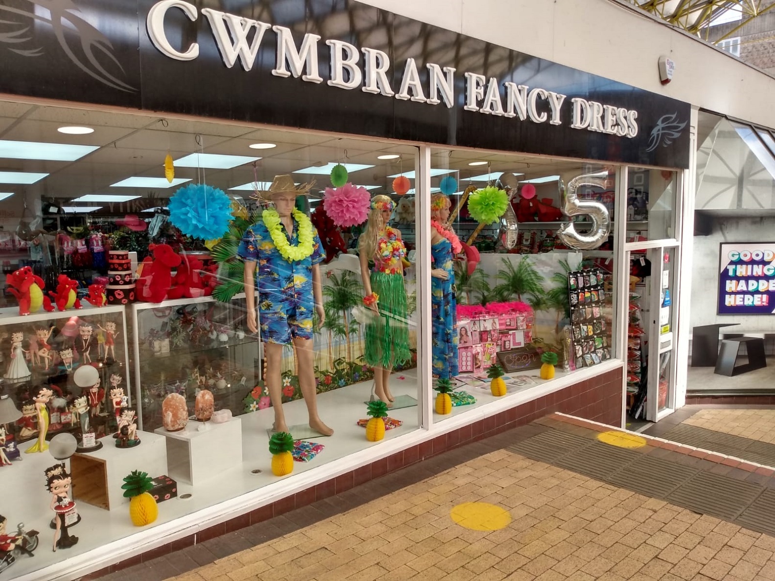 Cwmbran Fancy Dress in Cwmbran Centre.