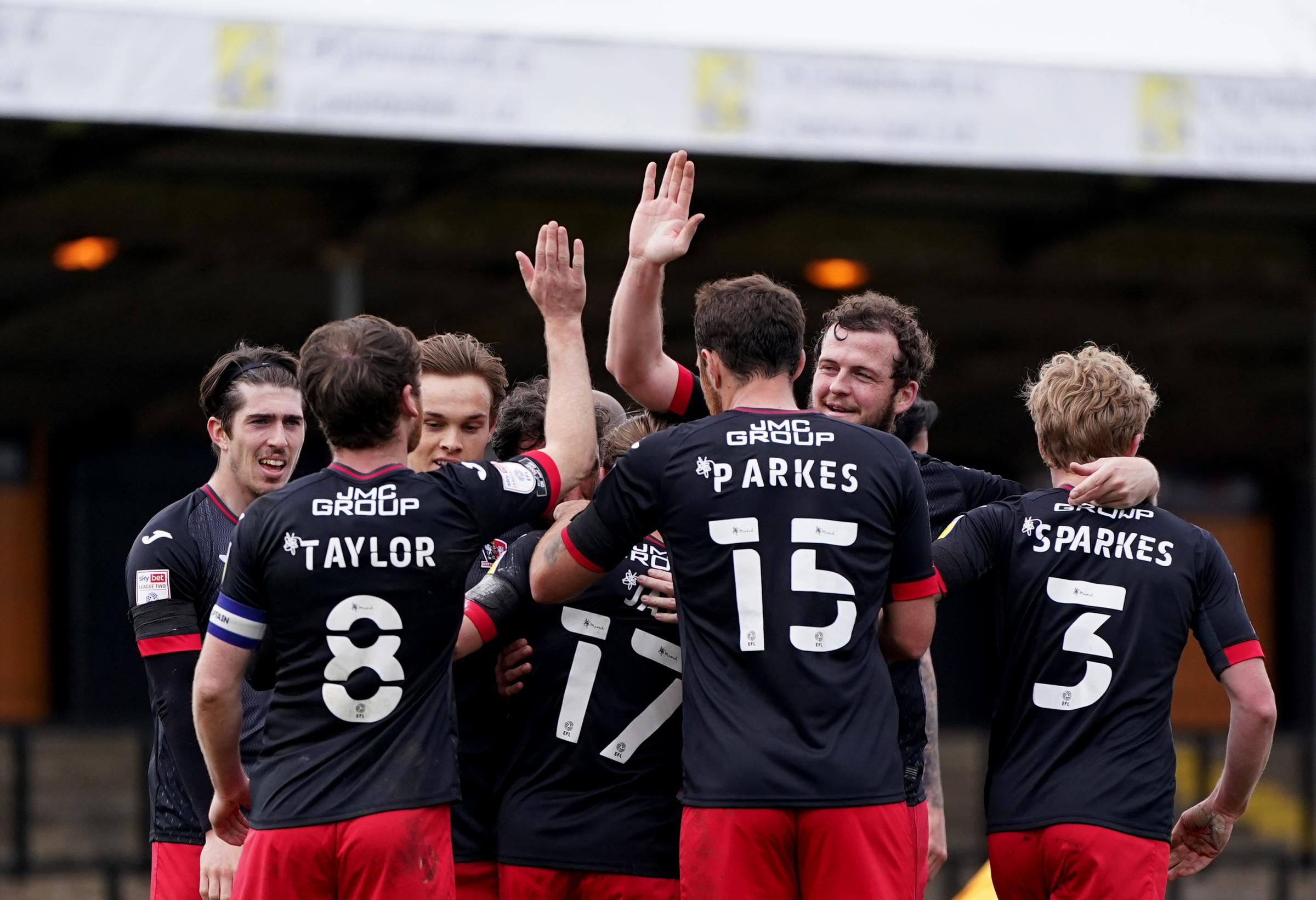 KEY FIGURE: Exeter will hope to celebrate more Matt Jay goals
