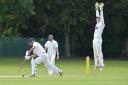 APPEAL: Chepstow and Abergavenny in action in the South East Wales Cricket League last year