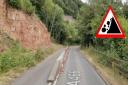 Work on rock face above A466 delayed further