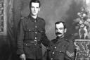 William Pritchard, left,  with his father Reginald, who both died on the same day in May 1916.