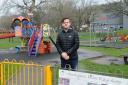 Torfaen council leader Cllr Anthony Hunt at Pontypool Park, which is one of the planned sites for installing inclusive play equipment. Picture: Torfaen council.
