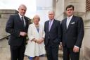 John McBurney, Monica McWilliams, Tim O’Connor and Mitchell Reiss at the launch of the Independent Reporting Commission in Belfast (Kelvin Boyes/Press Eye)