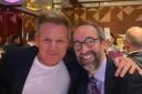 Gordon Ramsay (left) with Stephen Terry. He was Ramsay's best man