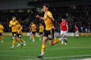CLASS: Seb Palmer-Houlden has impressed on loan at County from Bristol City