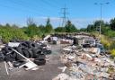 A fly-tipping hotspot in Newport which was cleared earlier this year