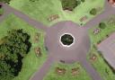 Circle: A shot of Fishpond Park, Sebastopol, from the air. Picture: Phil Watkins, South Wales Argus Camera Club.