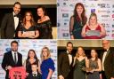Child of Wales Award winners (clockwise from top left) Andrea Tatarova, Ffion Gwyther, Holly and Emily Walker, and McKenzie John