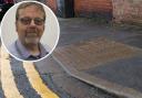 Councillor Stuart Ashley who has raised concerns about parking over dropped kerbs.