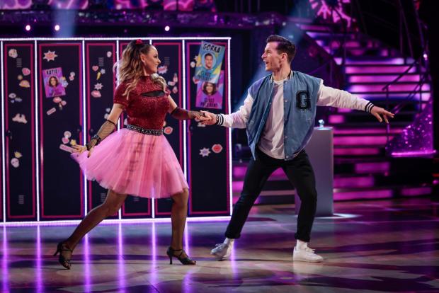 Free Press Series: Katie McGlynn and Gorka Marquez during Strictly Come Dancing 2021. Credit: PA