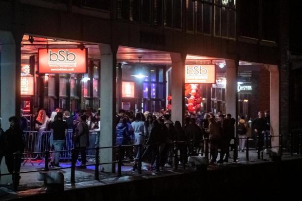 Free Press Series: People out enjoying New Year's Eve in Bristol. Picture: Ollie Barnes