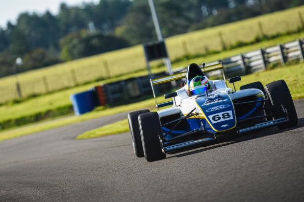 Free Press Series: Jez Williams testing out on the track. Picture: Chris Williams.