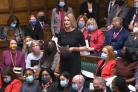 Newport East Jessica Morden in the House of Commons, January 19, 2022. Picture: House of Commons