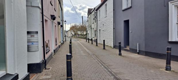 Free Press Series: Quaint little streets are a feature of Usk.