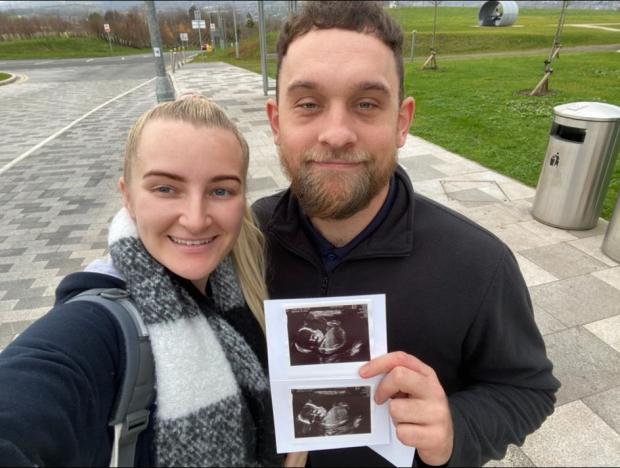 Free Press Series: Laura and Lewis are expecting a baby girl. Picture: Laura Curtis.