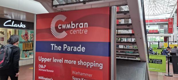 Free Press Series: The Cwmbran Centre said it was "disappointed" to see the store go.