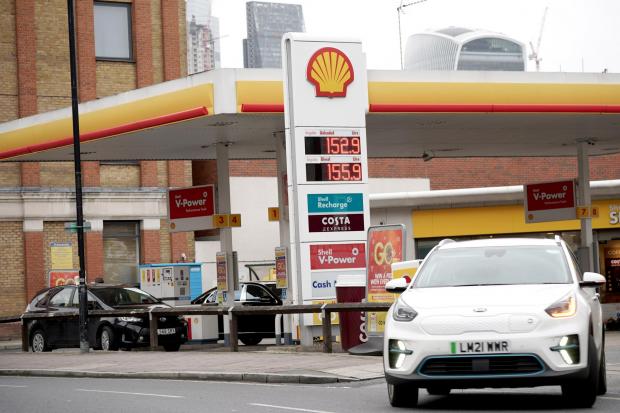 Shell fuel service station