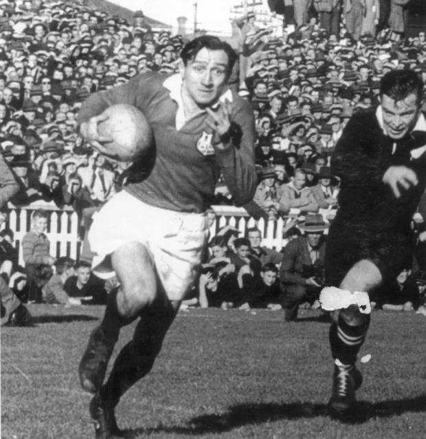 Free Press Series: Ken Jones playing on the Lions tour in New Zealand in 1950.