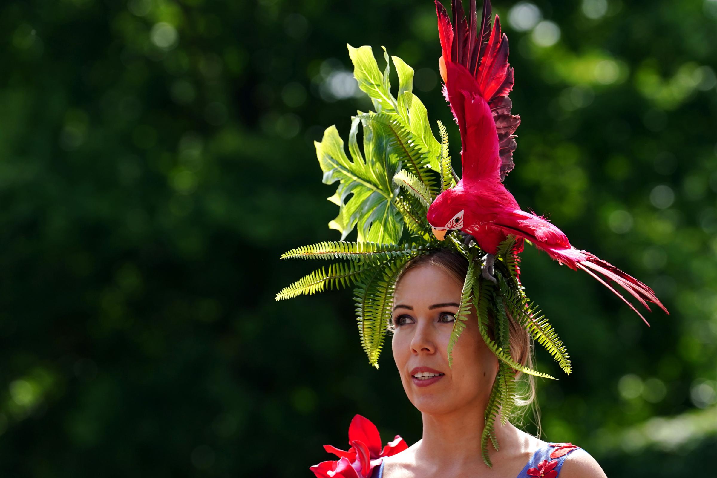 Flamboyant racegoers show off creative hats as sun shines on Royal Ascot - Vimarsana News