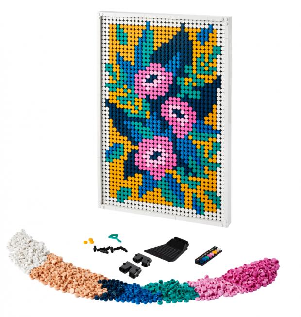 Free Press Series: LEGO® Art Floral Art Set. Credit: LEGO