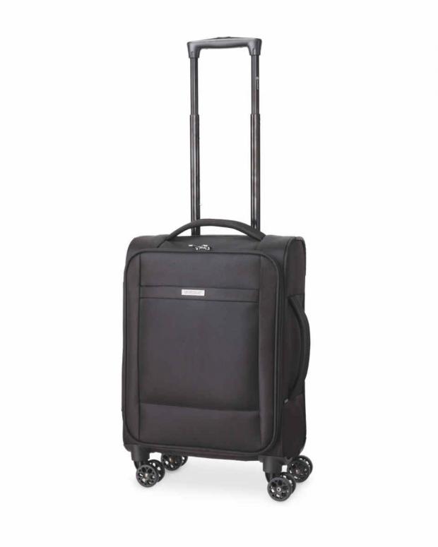 Free Press Series: Black Ultra Light Cabin Suitcase (Aldi)