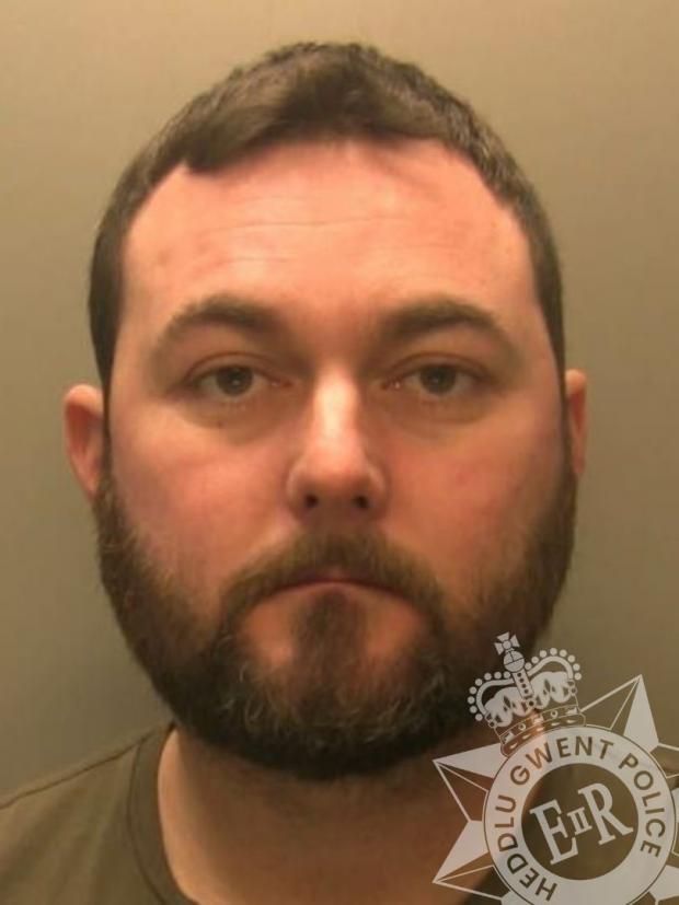 Free Press Series: Domestic abuser Justin Brown has been jailed. Picture: Gwent Police.