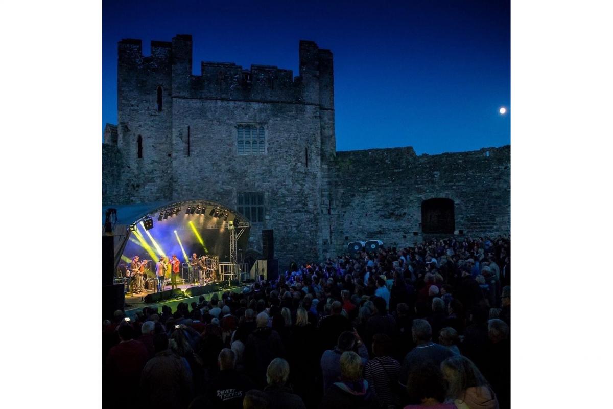 Popular: Castell Roc is back in Chepstow for the first time since the pandemic