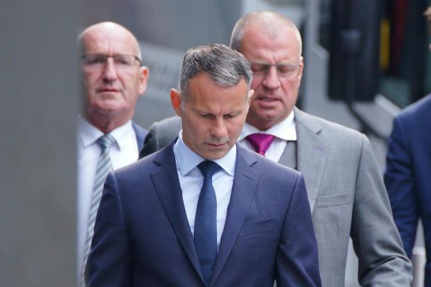 Ryan Giggs arrives at court on August 15, 2022. Picture: PA