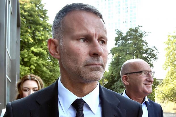 Ryan Giggs arrives at court. Picture: Steve Allen/PA Wire