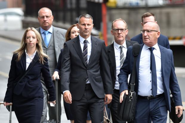 Former Manchester United footballer Ryan Giggs arrives at Manchester Crown Court where he is accused of controlling and coercive behaviour against ex-girlfriend Kate Greville between August 2017 and November 2020.  Picture: PA
